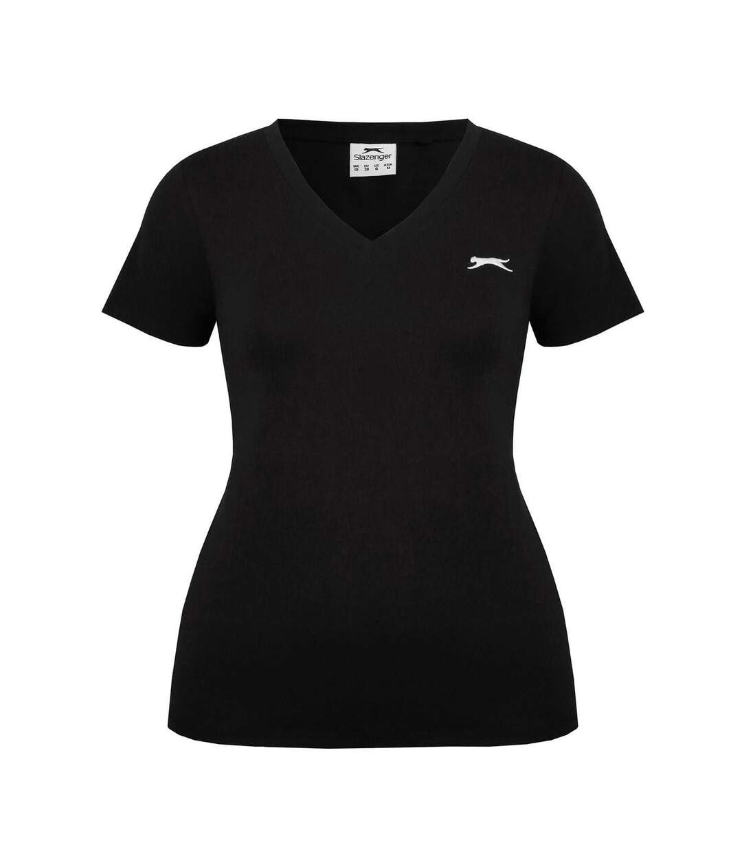 T-shirt Femme Noir Slazenger-1