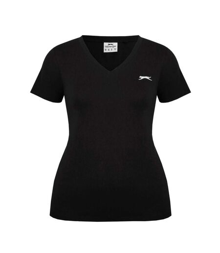 T-shirt Femme Noir Slazenger