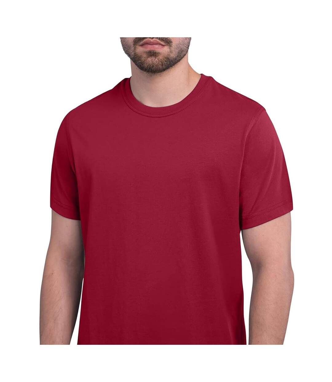 T-shirt Luxury Homme Bordeaux HRM-3