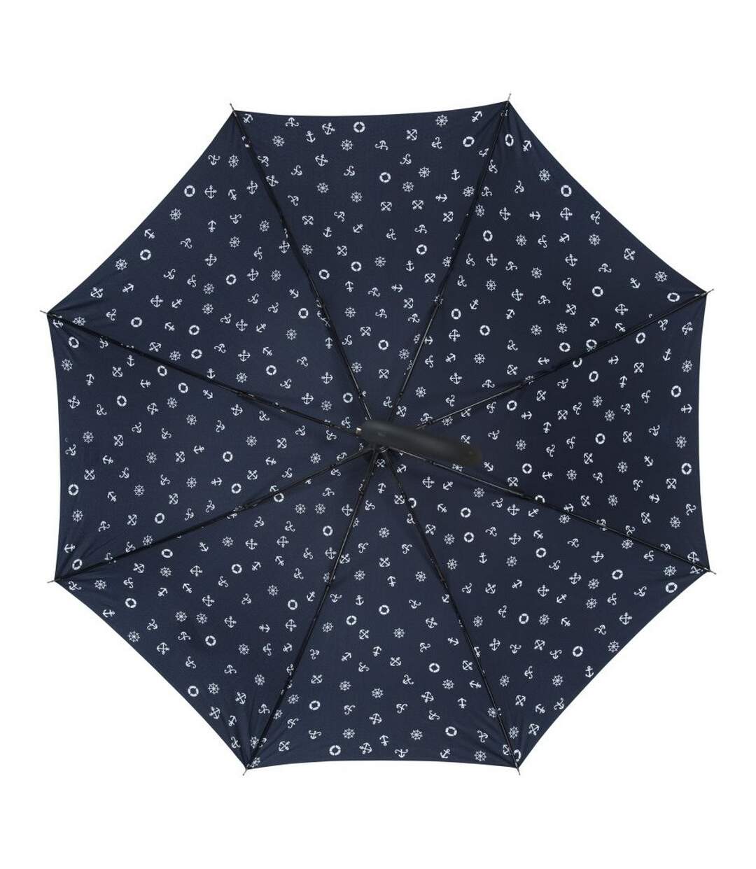 Parapluie pliant rainstorm taille unique bleu marine foncé Trespass-4