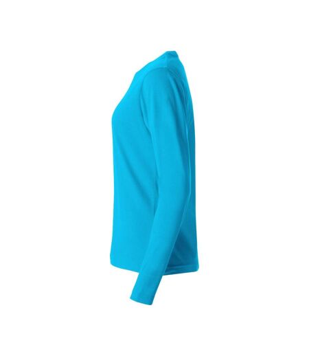 T-shirt Basic Femme Turquoise Vif Clique