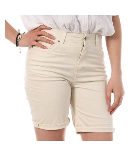 Bermuda écru femme lee cooper wopara