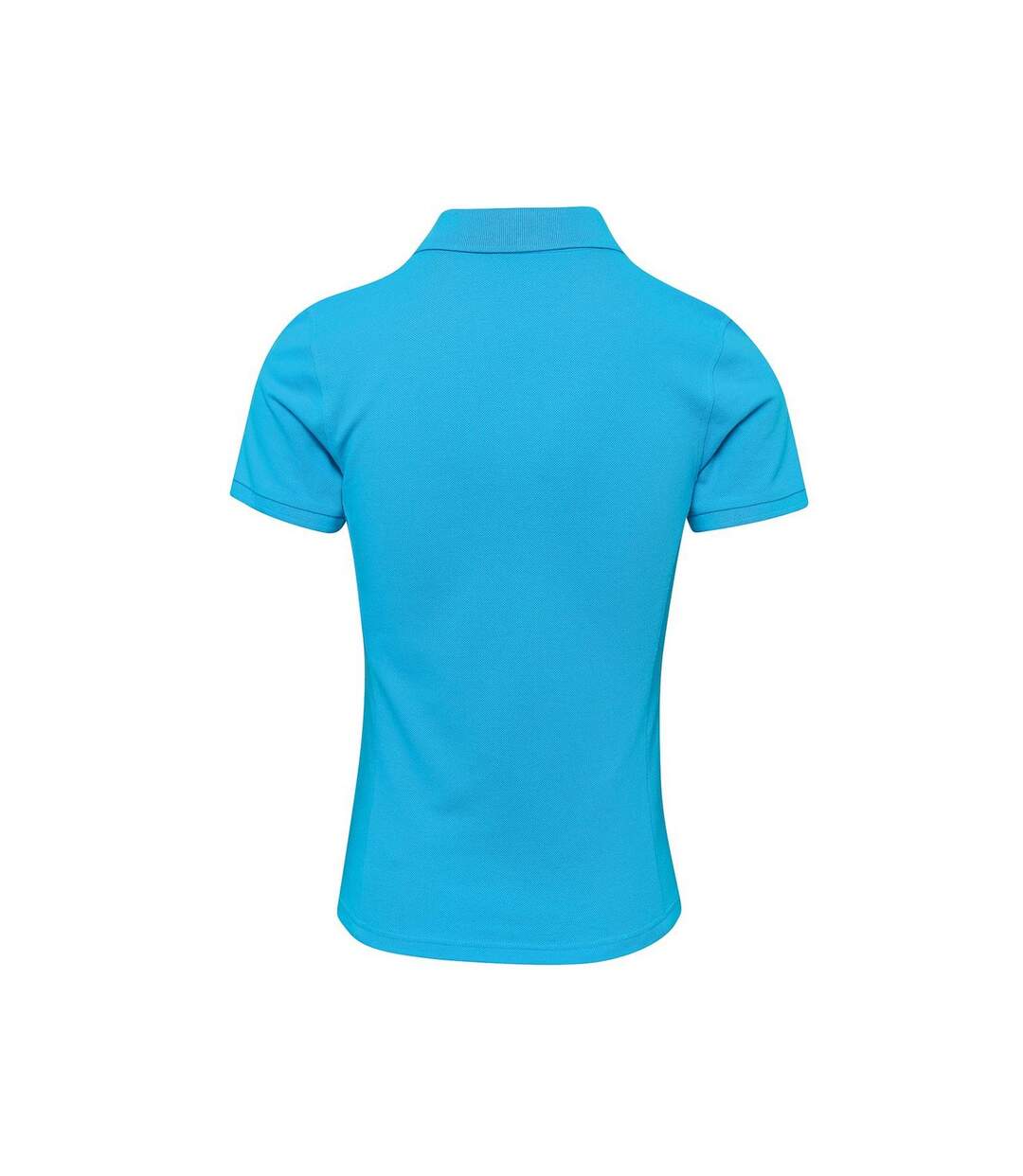 Polo femme turquoise vif Premier-2