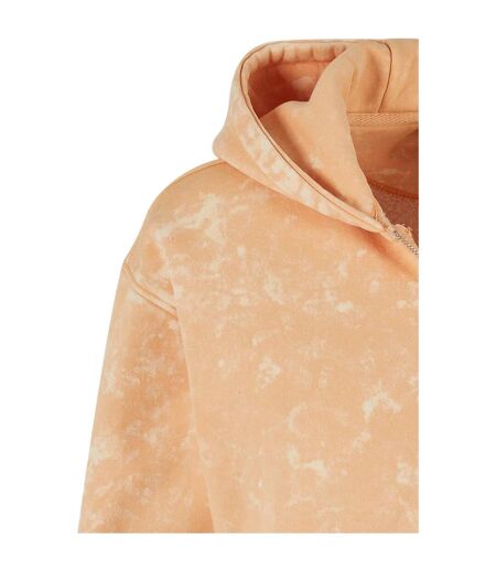 Veste À Capuche Femme Orange Pâle Urban Classics
