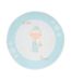 Tapis Rond Enfant Imprimé Bambini II 160cm Menthe-1