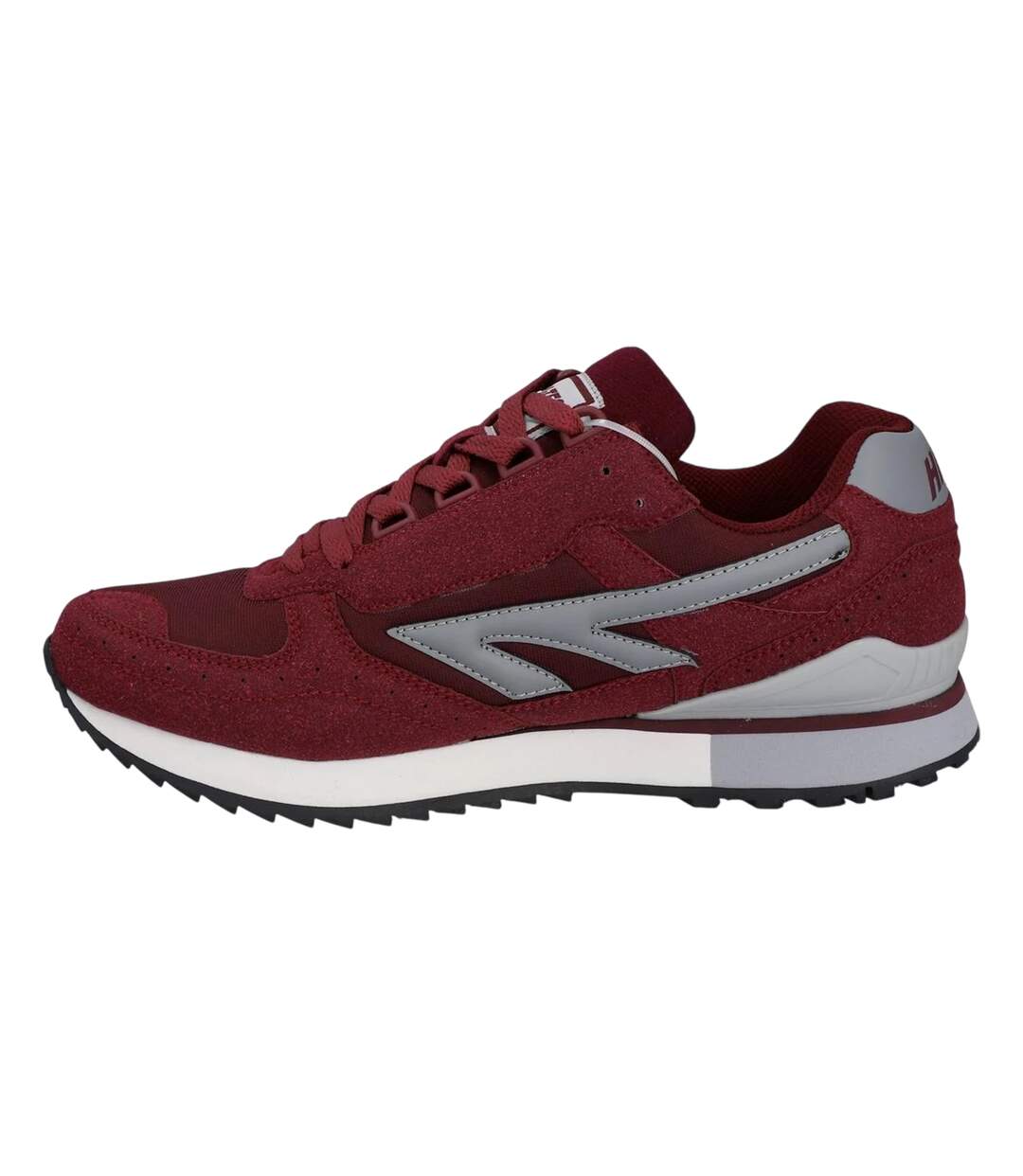 Baskets Silver Shadow Homme Cerise Blanc Gris Noir Hi-Tec-3