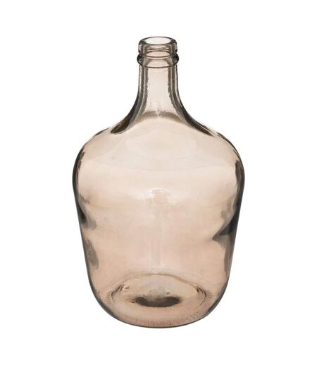 Vase Design en Verre Candy 30cm Gris Fumé