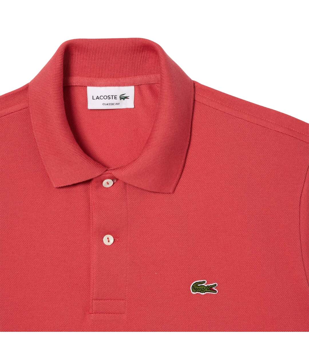 Mens Originals Pique Classic Polo Shirt Red Lacoste-2