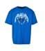 Mens Origami Heavy Oversized T-shirt Bleu Cobalt Mister Tee-2