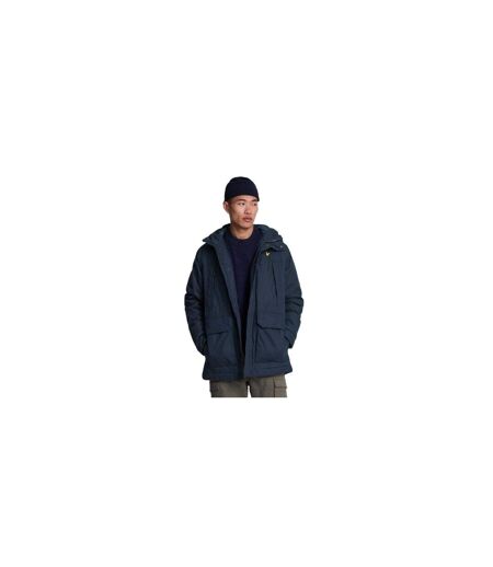 Parka À Capuche Ajustable Homme Bleu Lyle & Scott