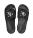 Claquettes Motif/style Logo Brodé Femme Triple Noir Calvin Klein-3