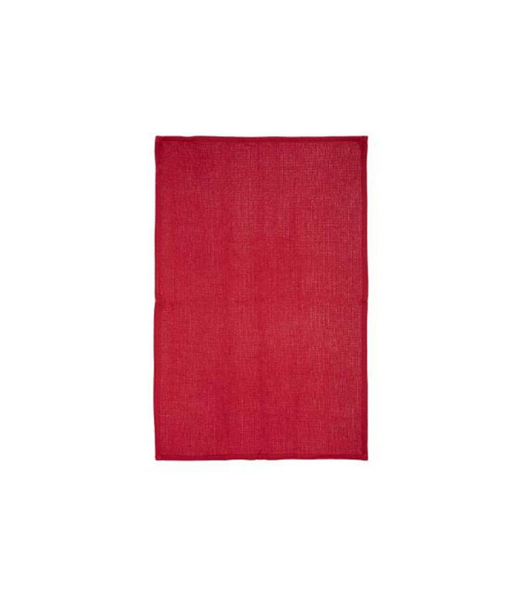 Lot de 3 Torchons Imprimé 45x70cm Rouge-4