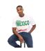 Mens Mexico Graphic T-shirt White Hugo-4