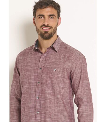 Chemise fantaisie détails contrastés