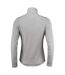 Womens/ladies Powerslide Zipped Sweat Jacket Grey Melange Printer RED-3