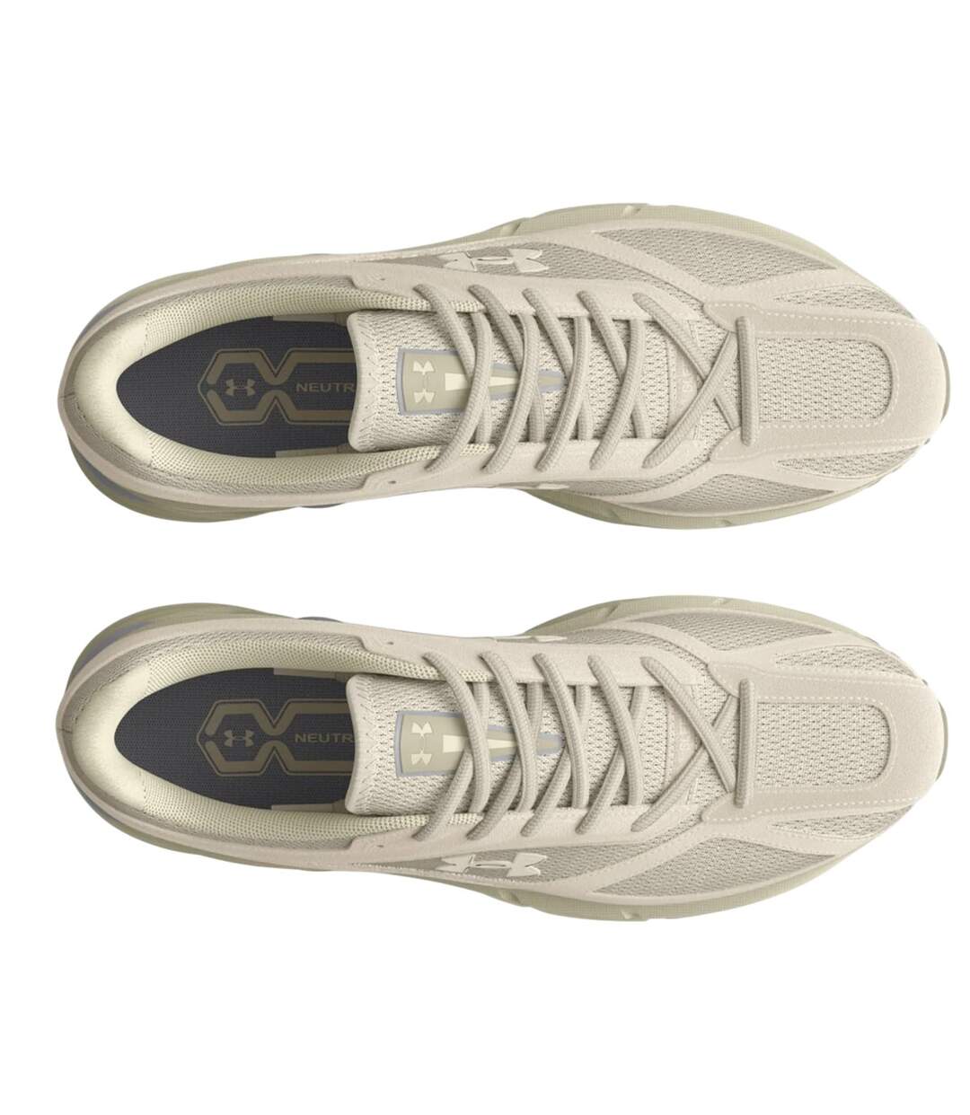 Unisex adult hovr apparition suede running trainers white Under Armour-4