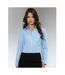 Collection Chemisier À Manches Longues Femme Bleu Clair Russell-1