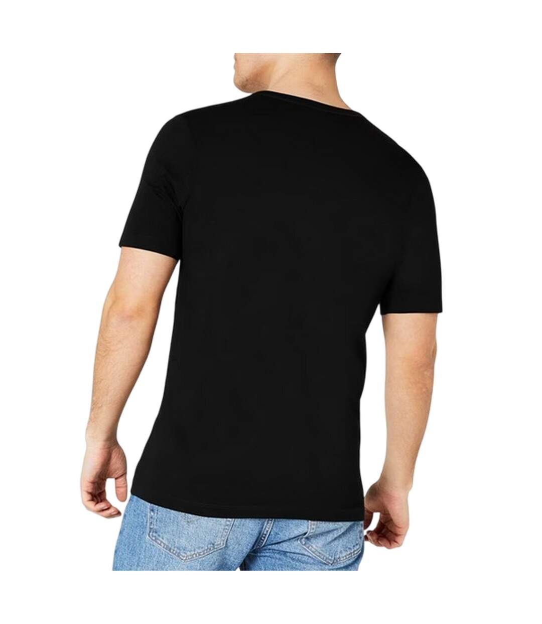 Lot De 3  T-shirts Motif/style Logo Brodé Homme Noir Boss-2