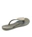 Womens/ladies heart maxi sandals khaki green Ipanema-4