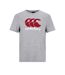 Canterbury Mens Logo T-Shirt (Gray/Red/White)