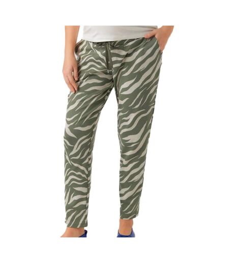 Pantalon beige/kaki femme mamalicious lyates