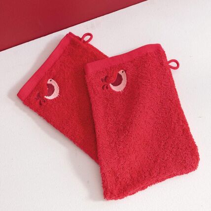 2 Gants de toilette