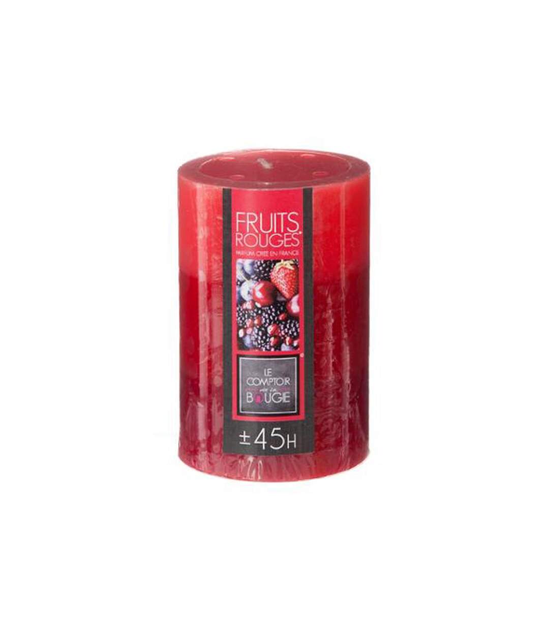 Bougie Parfumée Ronde Trio 310g Fruits Rouges-1