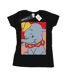 Disney - T-shirt DUMBO PORTRAIT - Femme (Noir) - UTBI15200-1