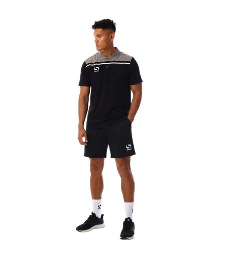 Polo Precision Homme Noir Anthracite Sondico