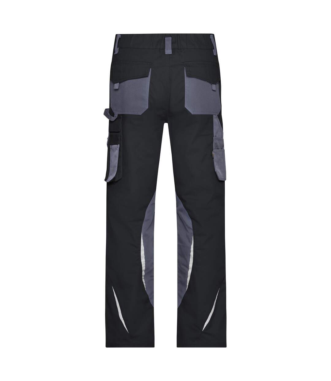 Pantalon De Travail Homme Noir Carbone James And Nicholson-2