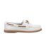 Womens/ladies Authentic Leather 2 Eyelet Boat Shoes White Sperry-1