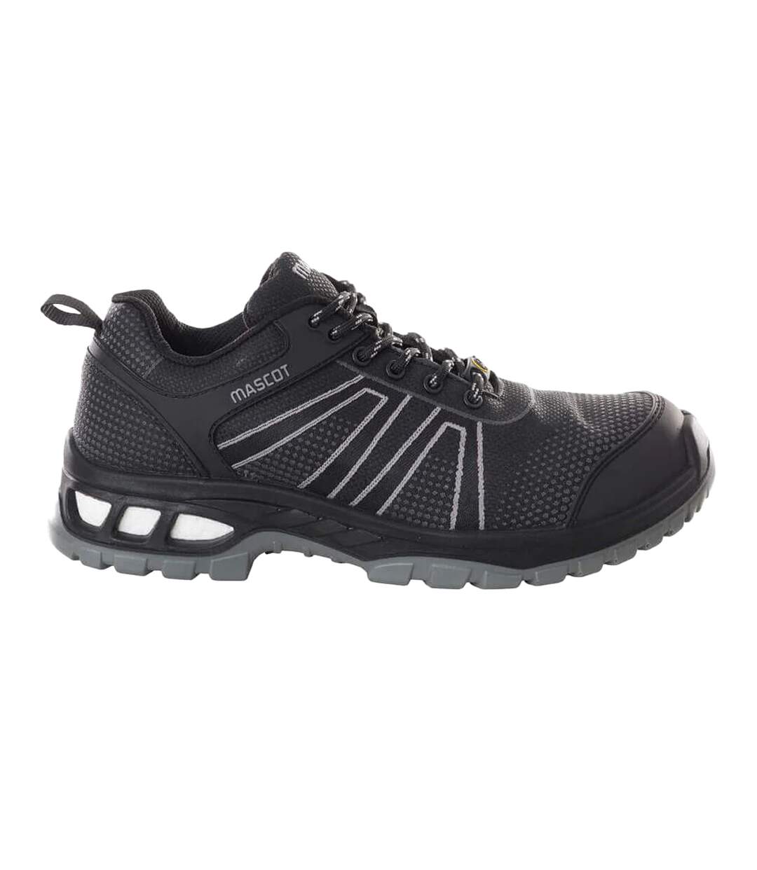 Unisex Adult Footwear Energy Safety Shoes Black Anthracite Mascot-3