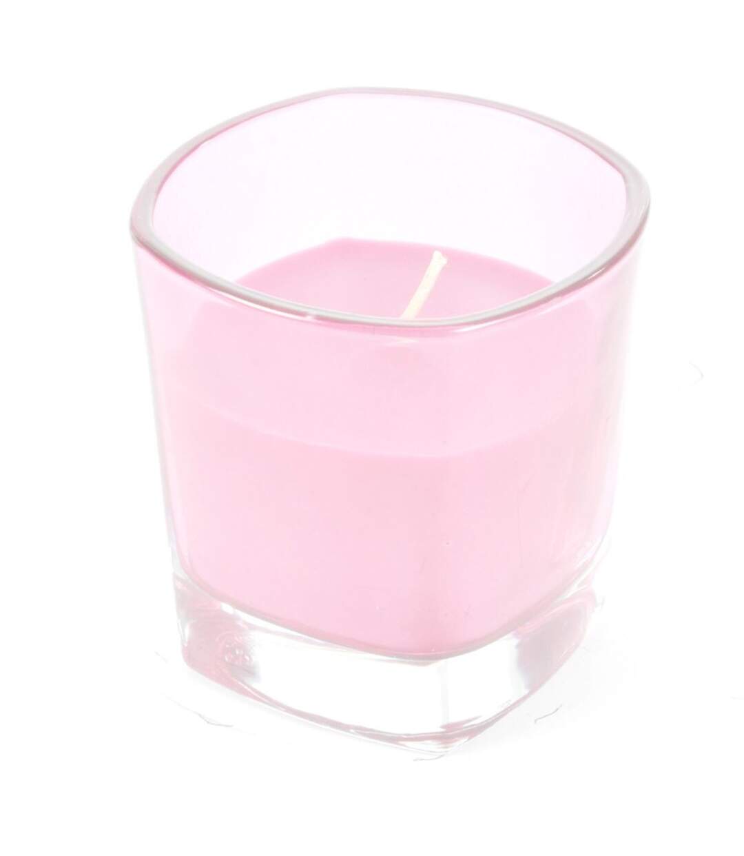 Bougie Parfumée en Verre Essentiel 7cm Rose-1