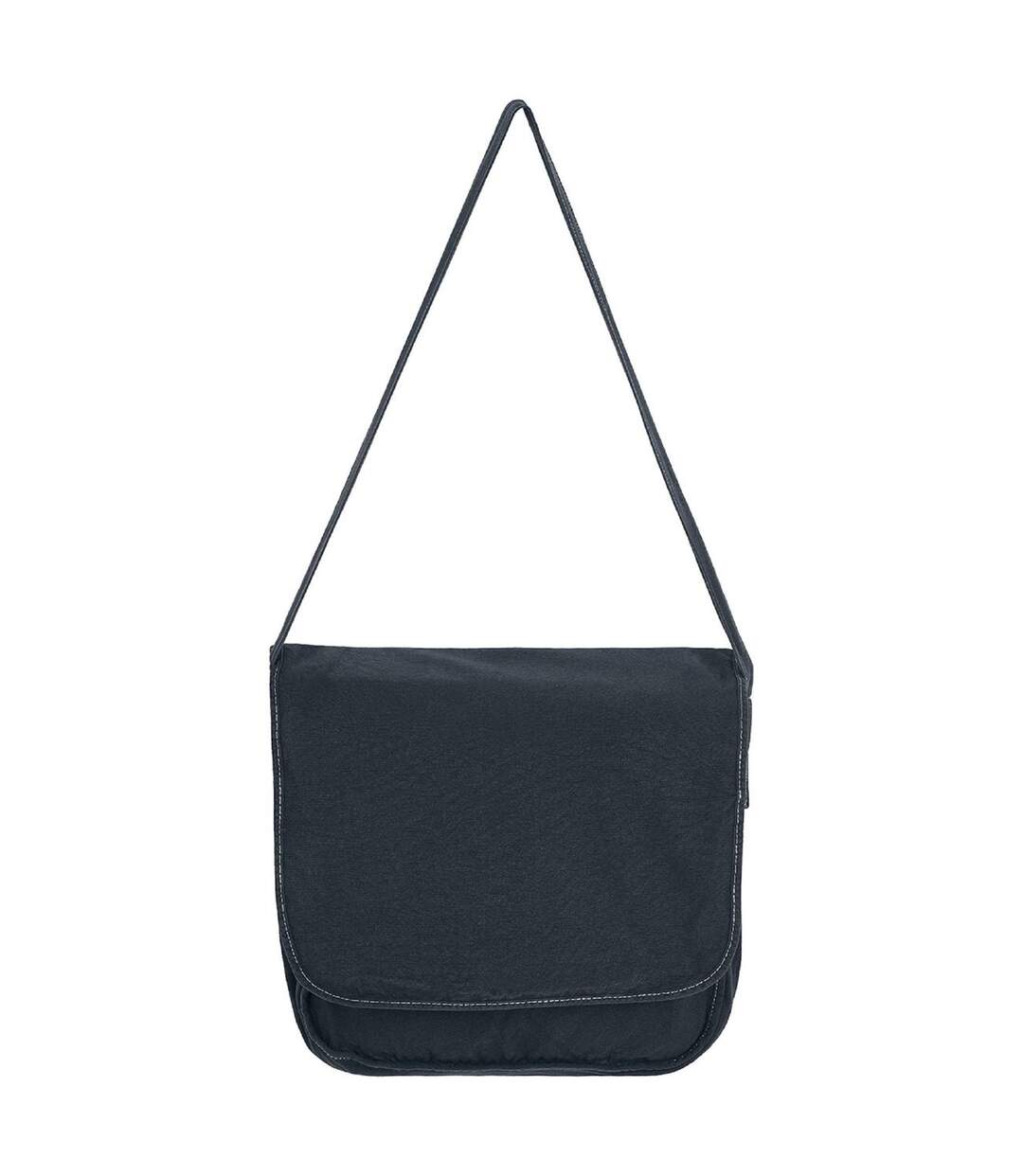 Sac besace bandoulière en toile - CA-37309 MB - noir poivre