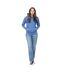 Unisex Adult Torres Recycled Cotton Undyed Hoodie Heather Blue Iqoniq-1