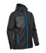 Stormtech Mens Olympia Soft Shell Jacket (Black/Azure Blue)