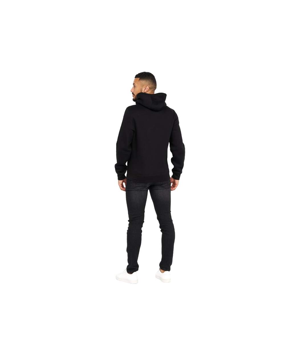 Pack Of 2  Mens Traymax Hoodie  Black Grey Marl Crosshatch-3