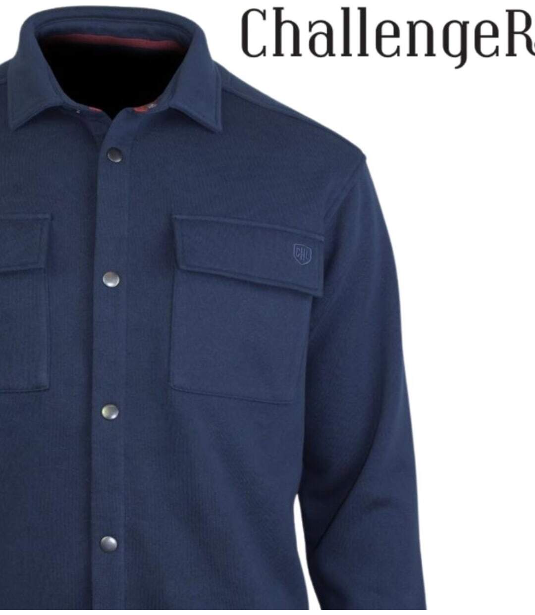 CHALLENGER BASTIEN1 — Surchemise molleton marine : le confort chaud au style décontracté-3
