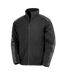 Mens Work Guard Heavy Duty Fleece Jacket Black Result-2