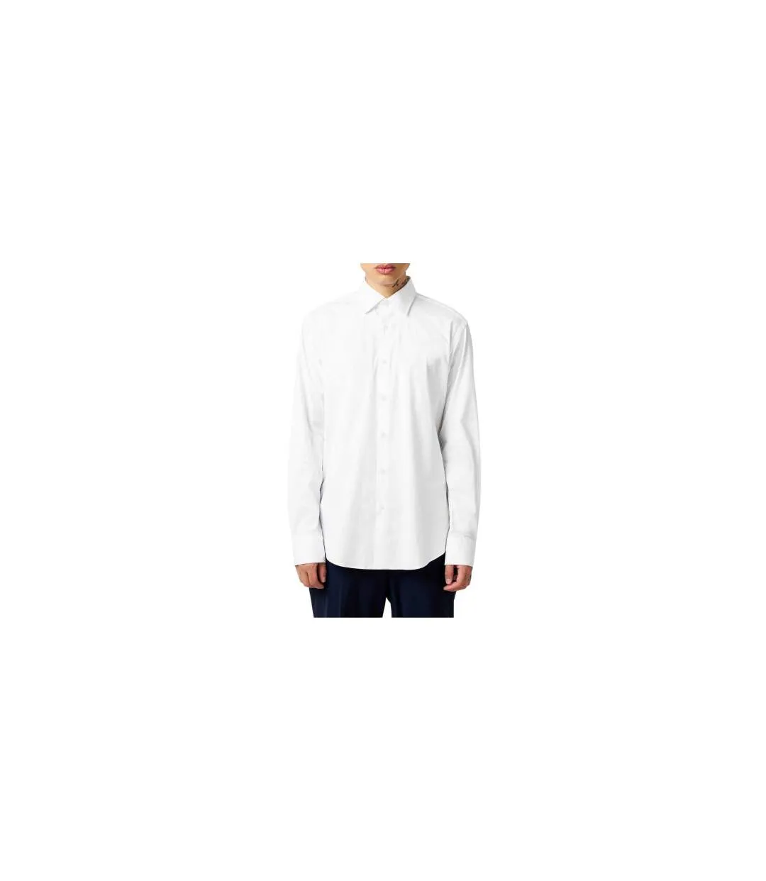 Chemise Manches Longues Joe Homme Blanc Boss-1
