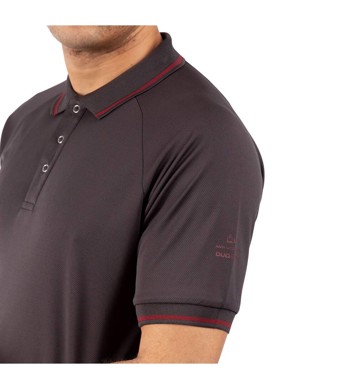Polo Bonnington Homme Gris Foncé Trespass-3