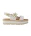 Womens/ladies Giana Sandals White Toms-1