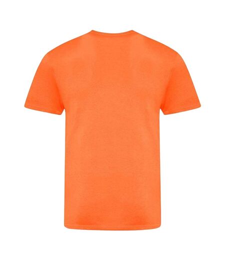 Unisex adult electric tri-blend t-shirt electric orange Awdis