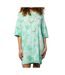 Robe verte/blanc femme kaporal elizah-1