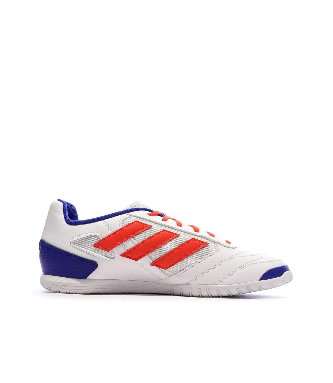 Chaussures de futsal blanches/rouges/bleu homme adidas super sala 2-2