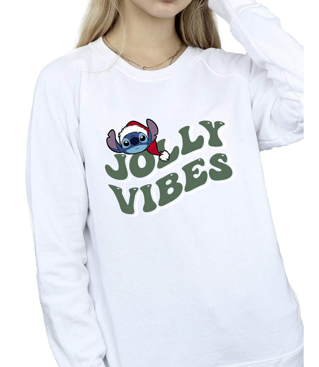 Disney Pull femme/femme Lilo & Stitch Jolly Chilling Vibes (Blanc) - UTBI23158-3