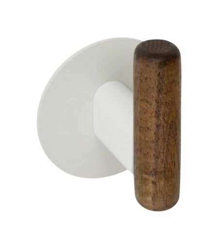 Lot de 2 Patères Adhésives Cassie 8cm Beige