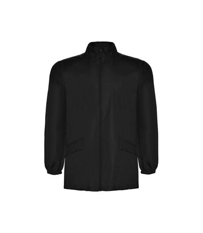 Roly Unisex Adult Escocia Lightweight Waterproof Jacket (Solid Black)