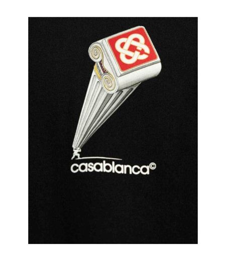 T-shirt Leaning Column Homme Noir Casablanca