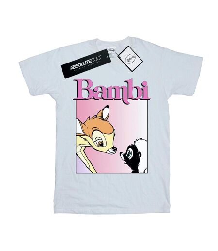Disney - T-shirt BAMBI NICE TO MEET YOU - Femme (Blanc) - UTBI17220